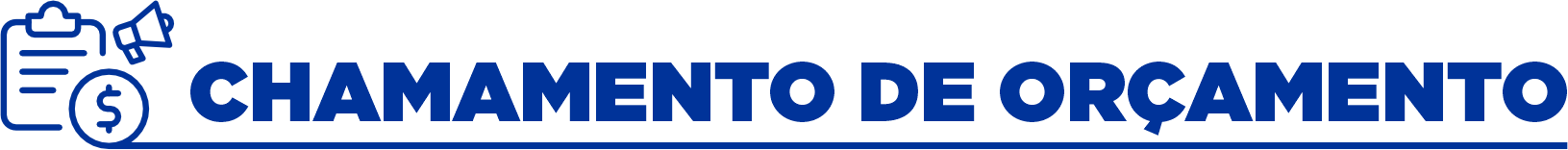 Chamamento de Orçamento